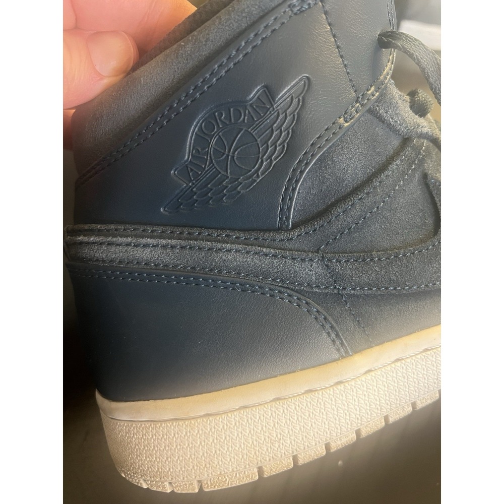 Nike Air Jordan 1 Mid Armory Navy Blue‎ 554724-421 Men's Size 11.5 EUC - Picture 11 of 14